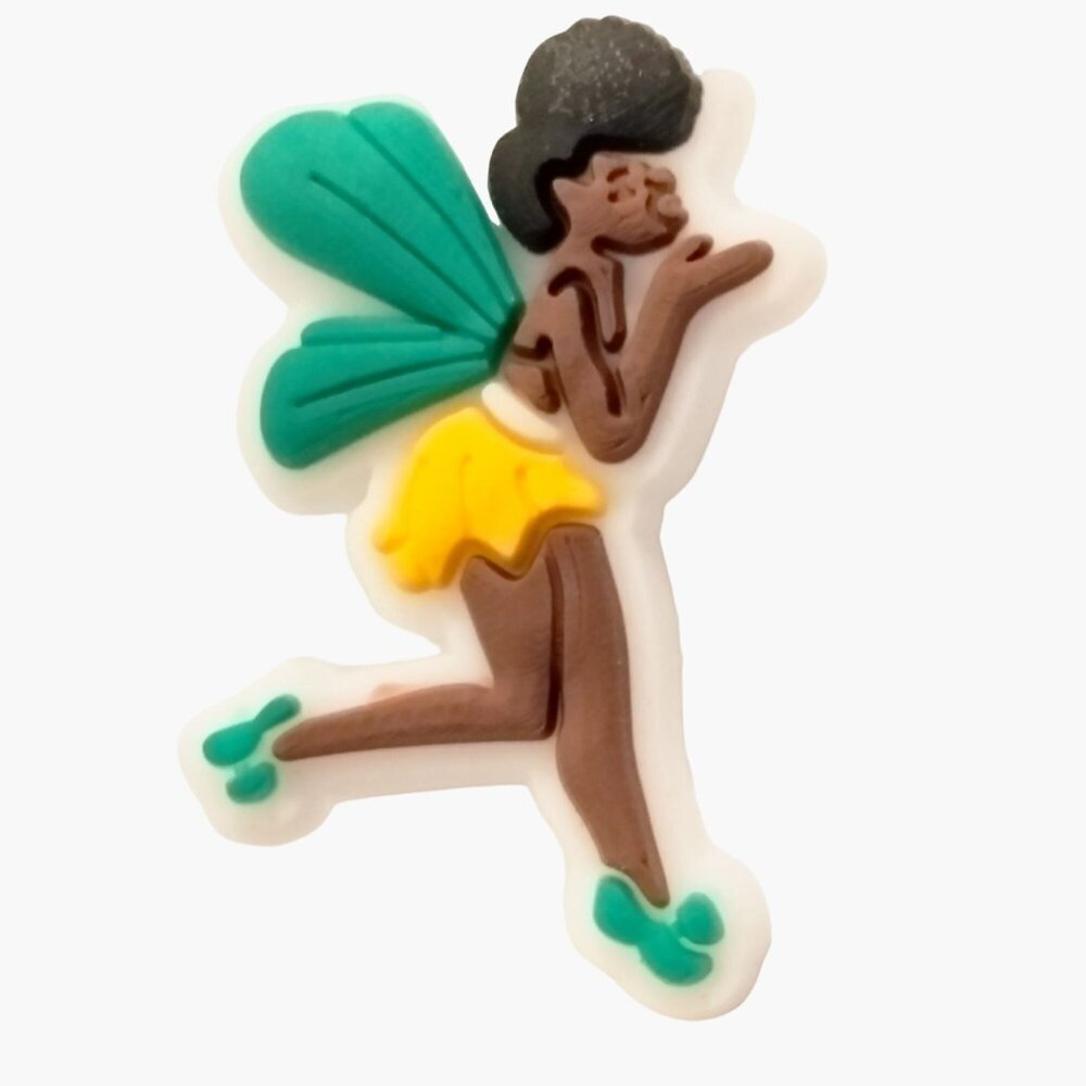 Cannabis Shoe Charm Rasta Fairy